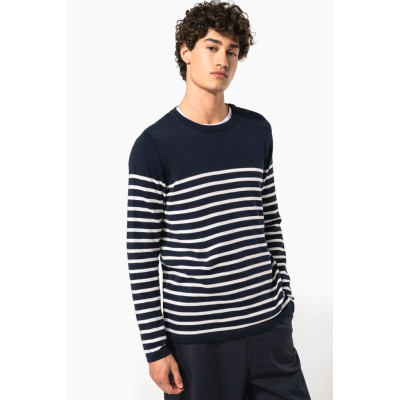 Camisola estilo marinheiro de homem