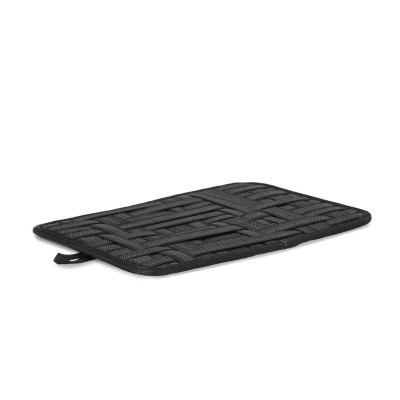 Porta tablet com arrumação para cabos e acessórios