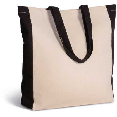 Two-tone tote bag