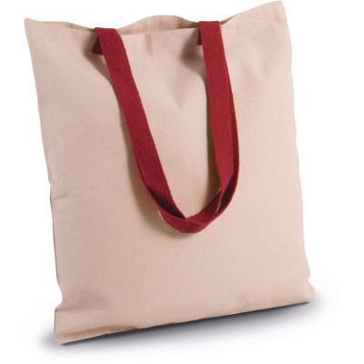 Saco de compras com alças em contraste