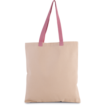 Saco de compras com alças em contraste