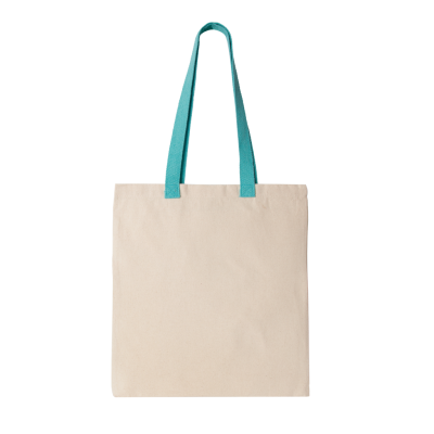 Saco de compras com alças em contraste