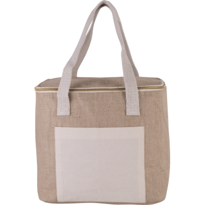 Jute cool bag - medium size