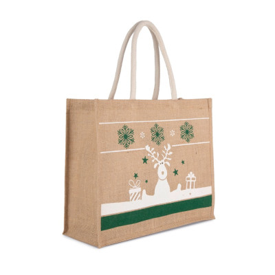 Saco de compras com motivos de Natal