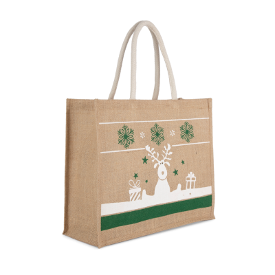 Saco de compras com motivos de Natal