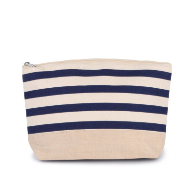 Bolsa para acessórios com padrão de marinheiro