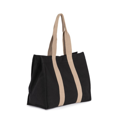 Large recycled gusseted shopping bag