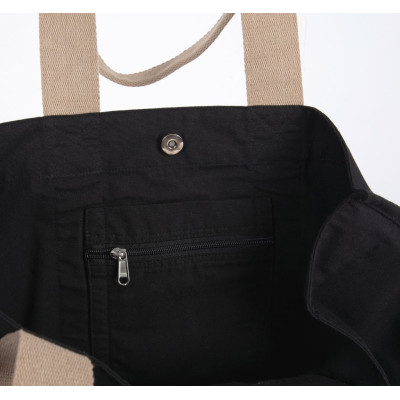 Large recycled gusseted shopping bag