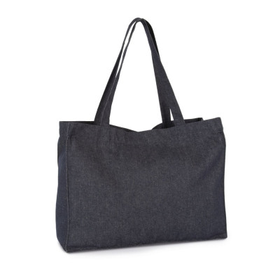 Grande saco de compras denim