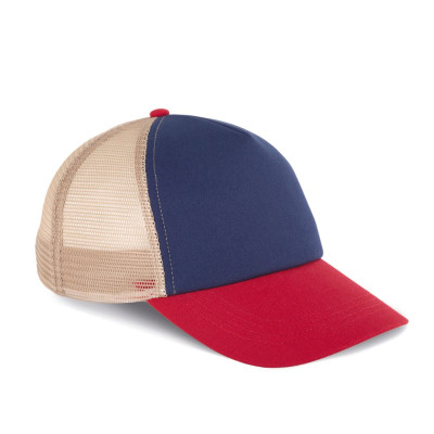 Boné Trucker com 5 painéis em algodão canvas - K-up Gold Label