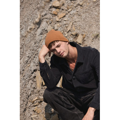 Gorro em malha com dobra - K-up Gold Label