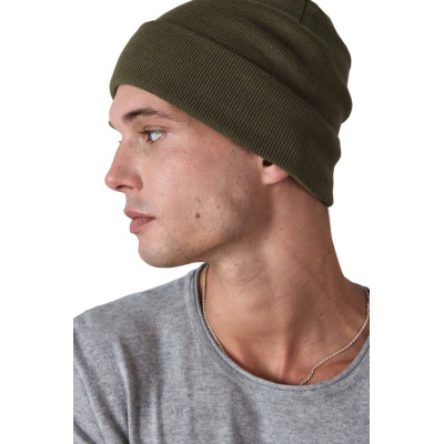 Gorro em malha com dobra - K-up Gold Label
