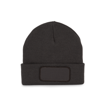 Beanie with patch