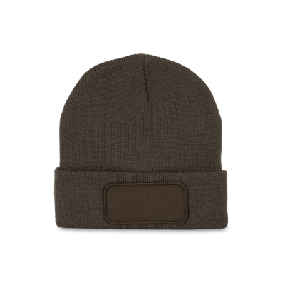 Beanie with patch
