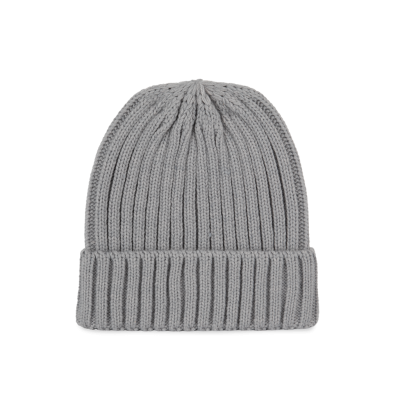 Gorro em malha dupla com dobra