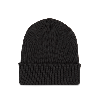 Gorro em malha com dobra