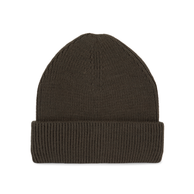 Gorro em malha com dobra dupla