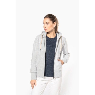 Casaco sweatshirt vintage de senhora com capuz