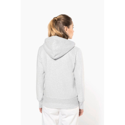 Casaco sweatshirt vintage de senhora com capuz