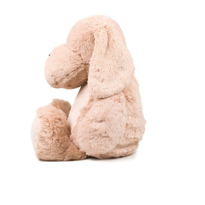 Cão de peluche com fecho