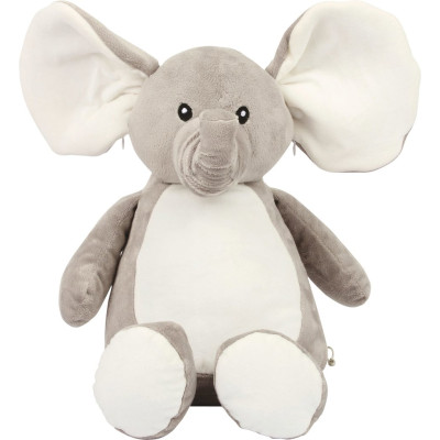 Elefante de peluche com fecho