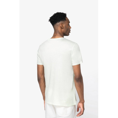 T-shirt eco-responsável com aspecto lavado unissexo