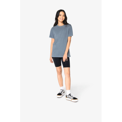 T-shirt com aspecto lavado de senhora