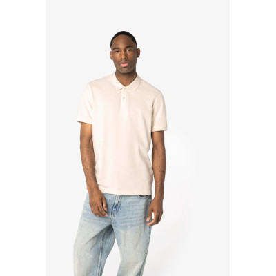 Eco-friendly men’s piqué polo shirt