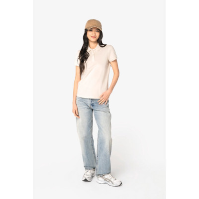 Eco-friendly ladies’ piqué polo shirt