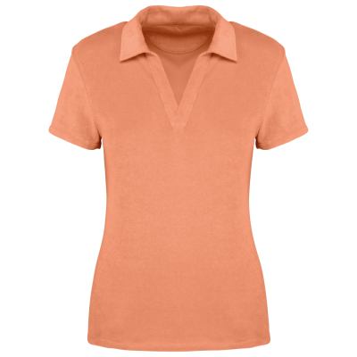 Ladies' eco-friendly Terry Towel polo shirt