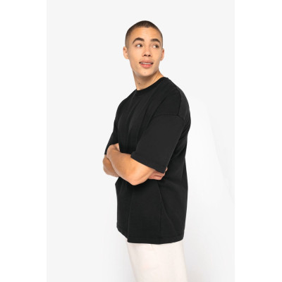 Eco-friendly men's washed effect oversized t-shirt