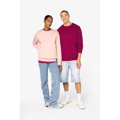 Sweatshirt eco-responsável decote redondo unissexo