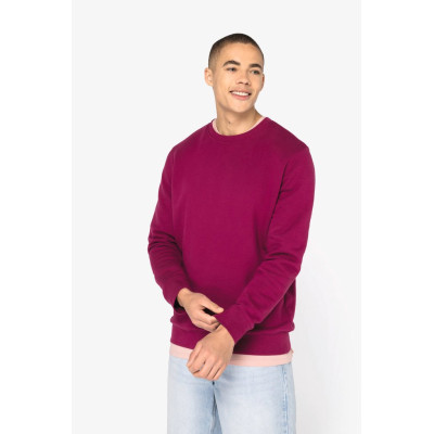 Sweatshirt eco-responsável decote redondo unissexo