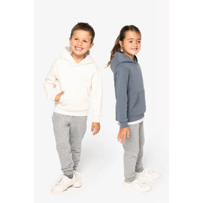Sweatshirt eco-responsável com capuz de criança