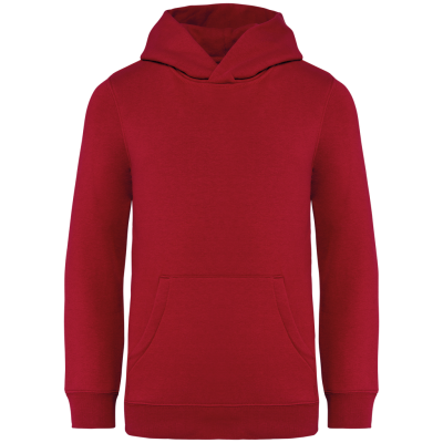 Eco-friendly kids' hooded sweatshirt
