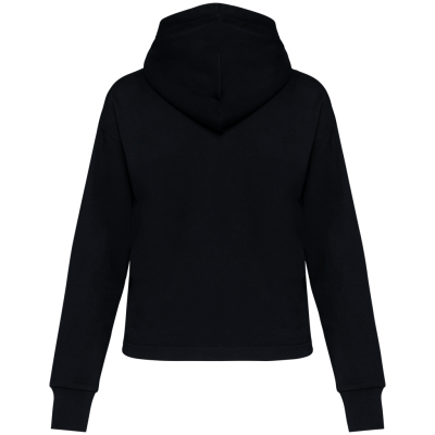 Sweatshirt eco-responsável com fecho e capuz French Terry de senhora