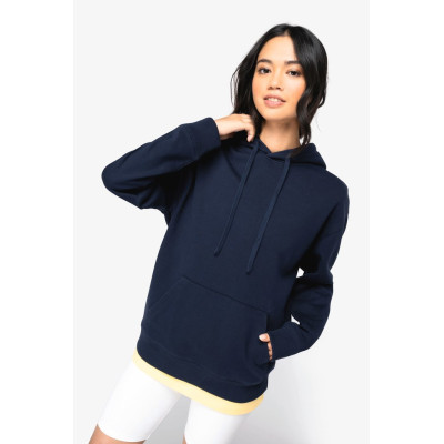 Sweatshirt eco-responsável com capuz e ombros descaídos French Terry unissexo