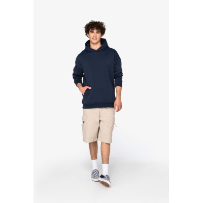 Sweatshirt eco-responsável com capuz oversize unissexo