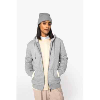 Casaco sweatshirt eco-responsável com forro em sherpa unissexo