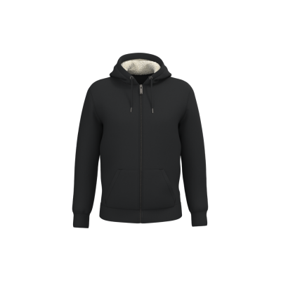 Casaco sweatshirt eco-responsável com forro em sherpa unissexo