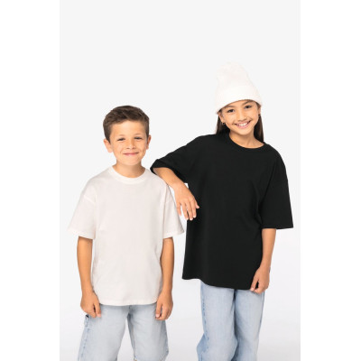 T-shirt eco-responsável oversize de criança