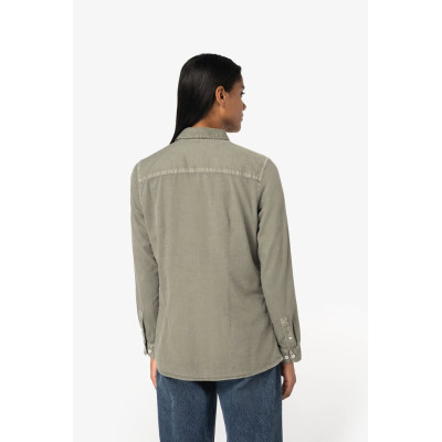 Camisas aspecto lavado eco-responàveis