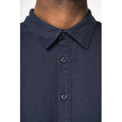 Eco-friendly men's flannel shirt