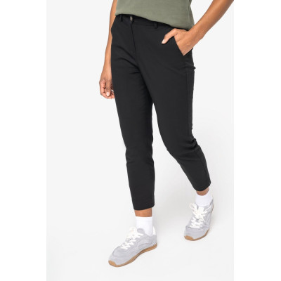 Eco-friendly ladies’ 7/8 chinos