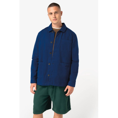 Sobrecamisa worker eco-responsàvel com aspecto lavado unissexo