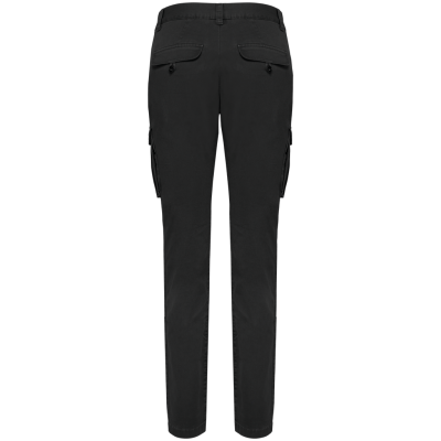Eco-friendly ladies’ washed effect cargo trousers