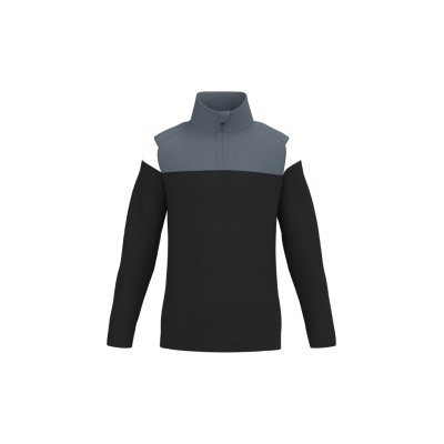 Kids zipped neck training top