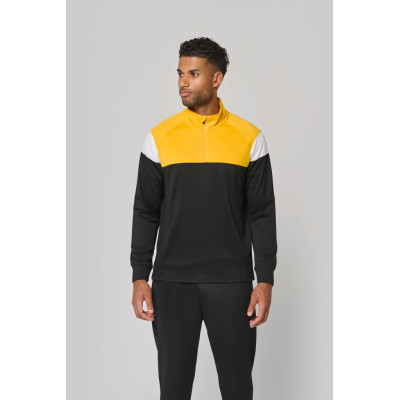 Sweatshirt 1/2 fecho de desporto unissexo
