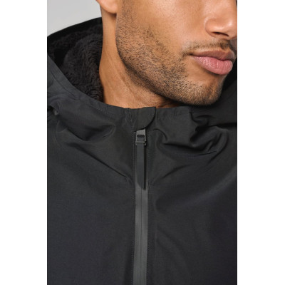Unisex sherpa-lined long parka