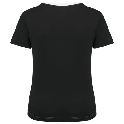 T-shirt de desporto bicolor eco-responsável de senhora